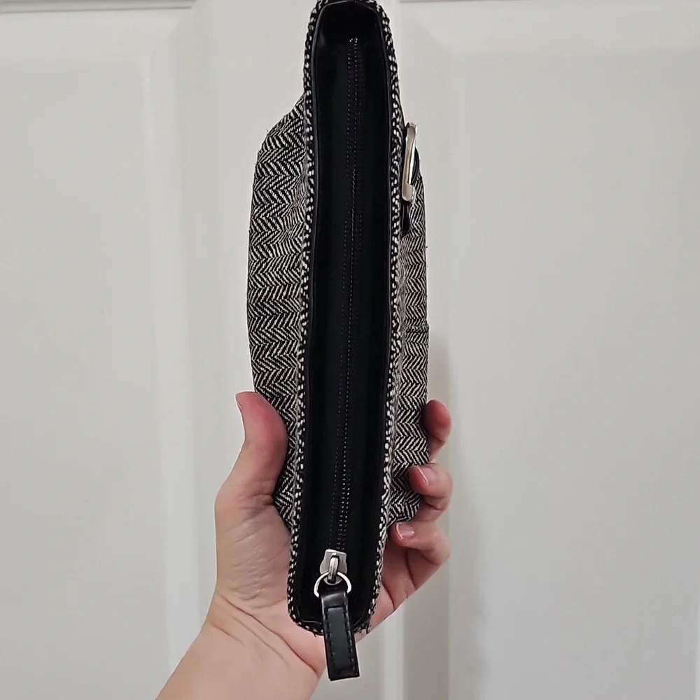 Yankee Candle Black and White Textured Bag